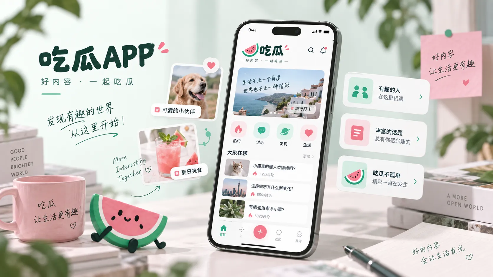 手机浏览吃瓜网内容的移动端示意